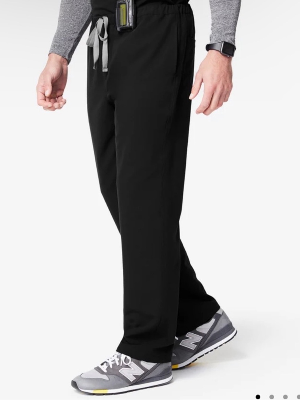 NWT FIGS Men’s Pisco Basic Scrub Pants - Color: Black - Size XL